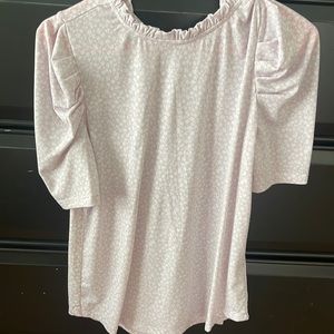 Light pink/ lilac floral blouse